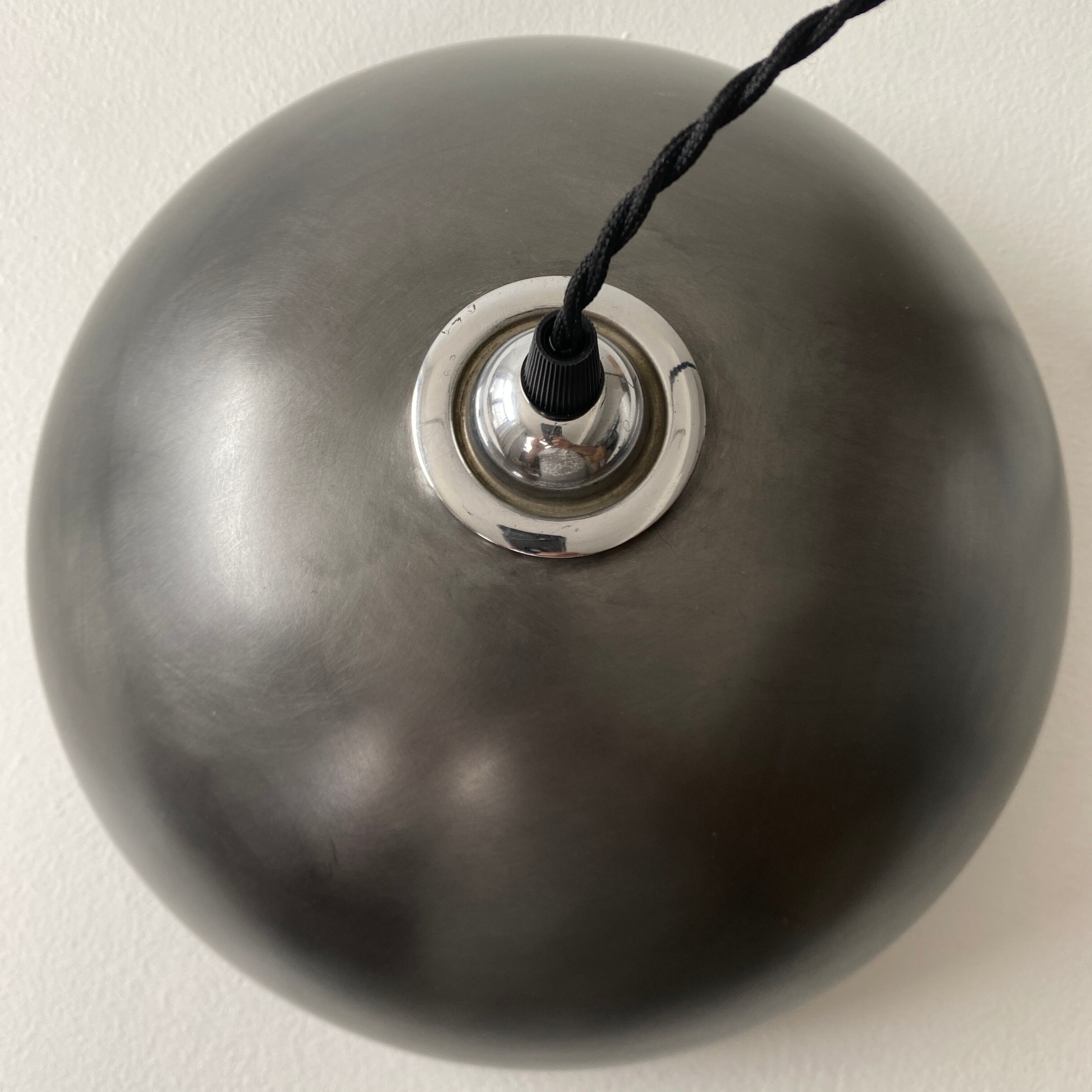 Old industrial steel hanging lamp 30 cm