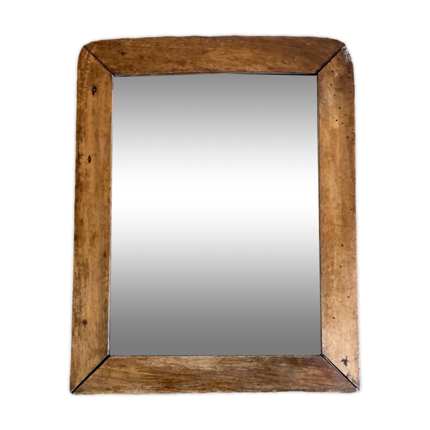 19th mirror with mercury glass 26x33cm