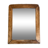 19th mirror with mercury glass 26x33cm