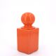 Orange ceramic box by Pino Spagnolo for Sicart Italy