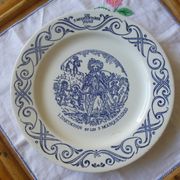 3 Yoplait advertising plates - The 3 musketeers