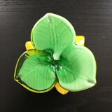 Yellow tulip candle holder