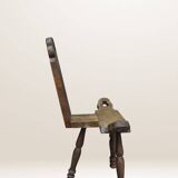 Tripod wooden farmhouse chair