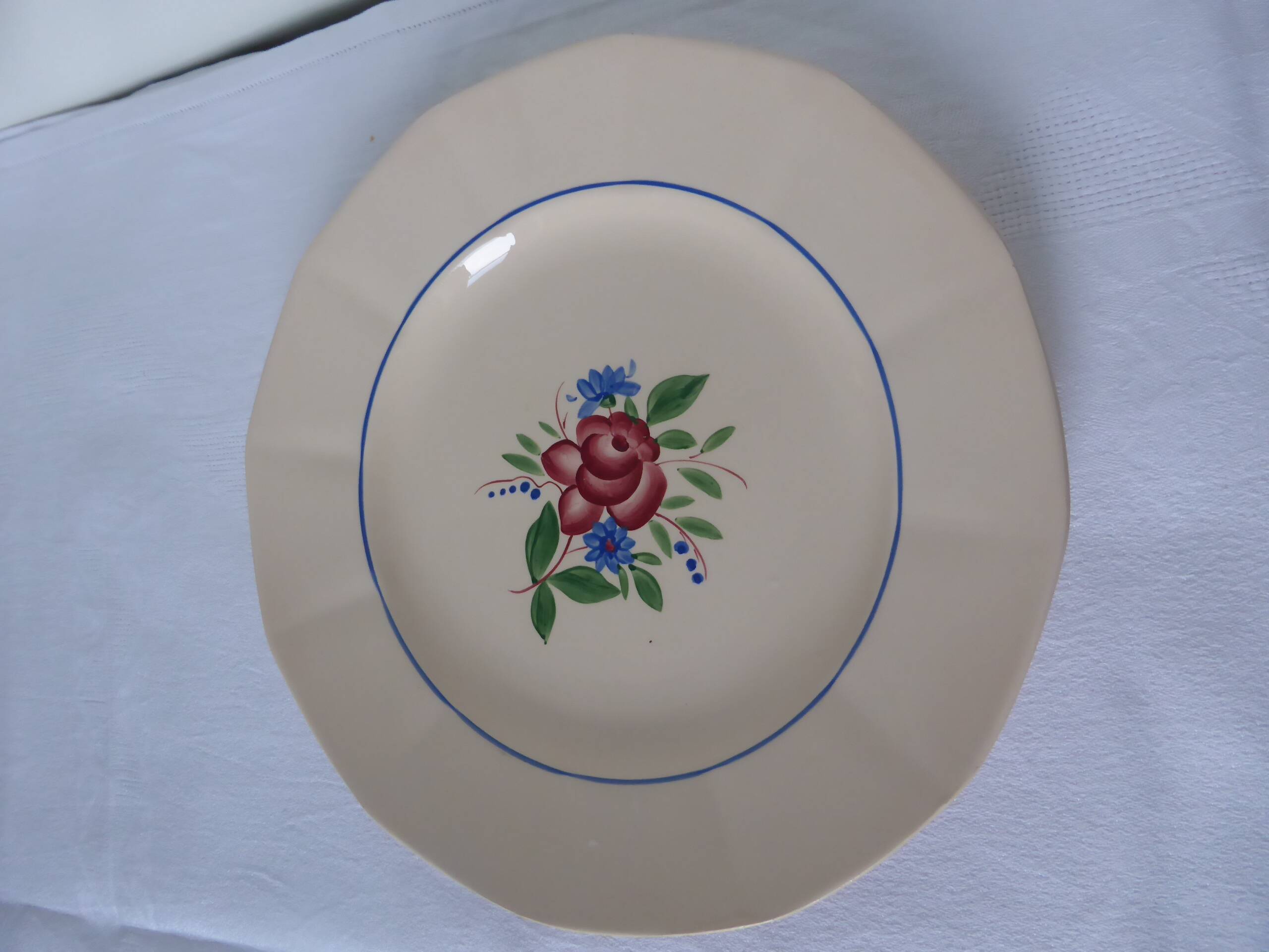 Round plate Digoin Sarreguemines 200238