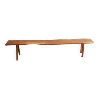 Rustic oak bench