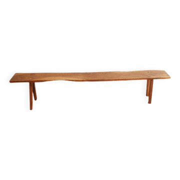 Banc rustique en chêne