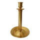 Brass candle holder, twisted effect
