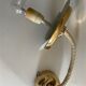 Suspension vintage Murano, verre tourbillonné
