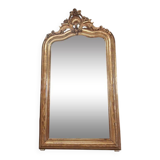 Louis Philippe mirror with pediment 141 x 80