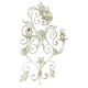 1 of 3 xxl 73cm white Metal Florentiner Theatre wall Light, Italy, 1970s