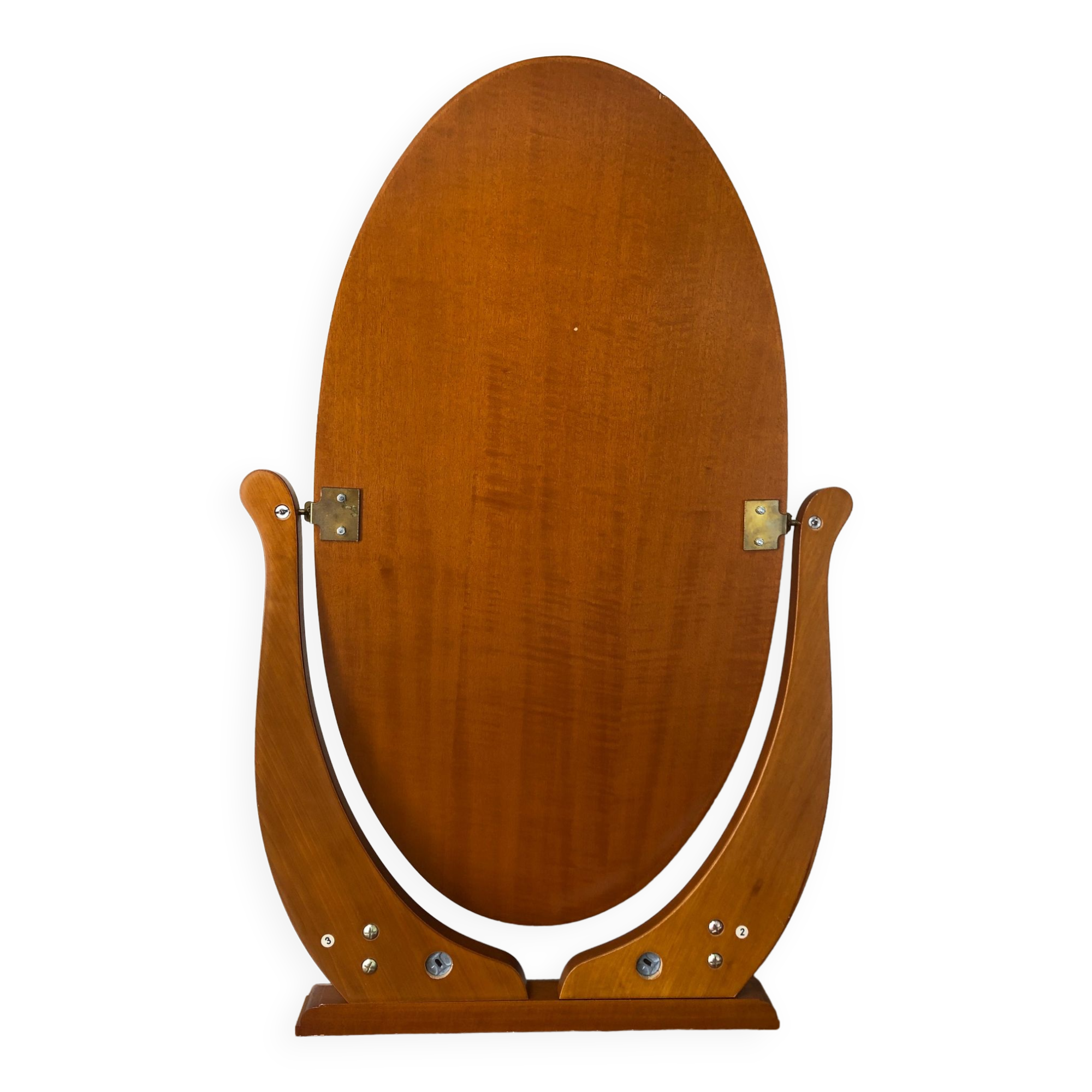 Wooden psyche mirror, 92x59 cm