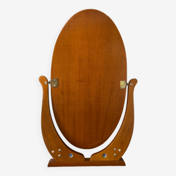 Wooden psyche mirror, 92x59 cm