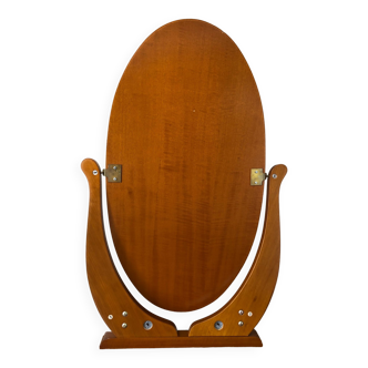 Wooden psyche mirror, 92x59 cm