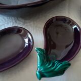 Service signed Vallauris, flat - 4 raviers, good condition