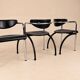 Set of 4 postmodern dining chairs by Arnold Merckx for Arco, 1980s