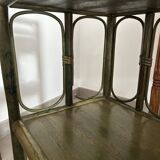 Rattan bedside table