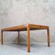 Scandinavian minimalist teak coffee table, 1960s