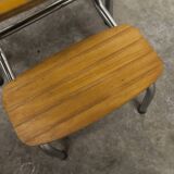 Stepladder stool 3 steps formica 1970