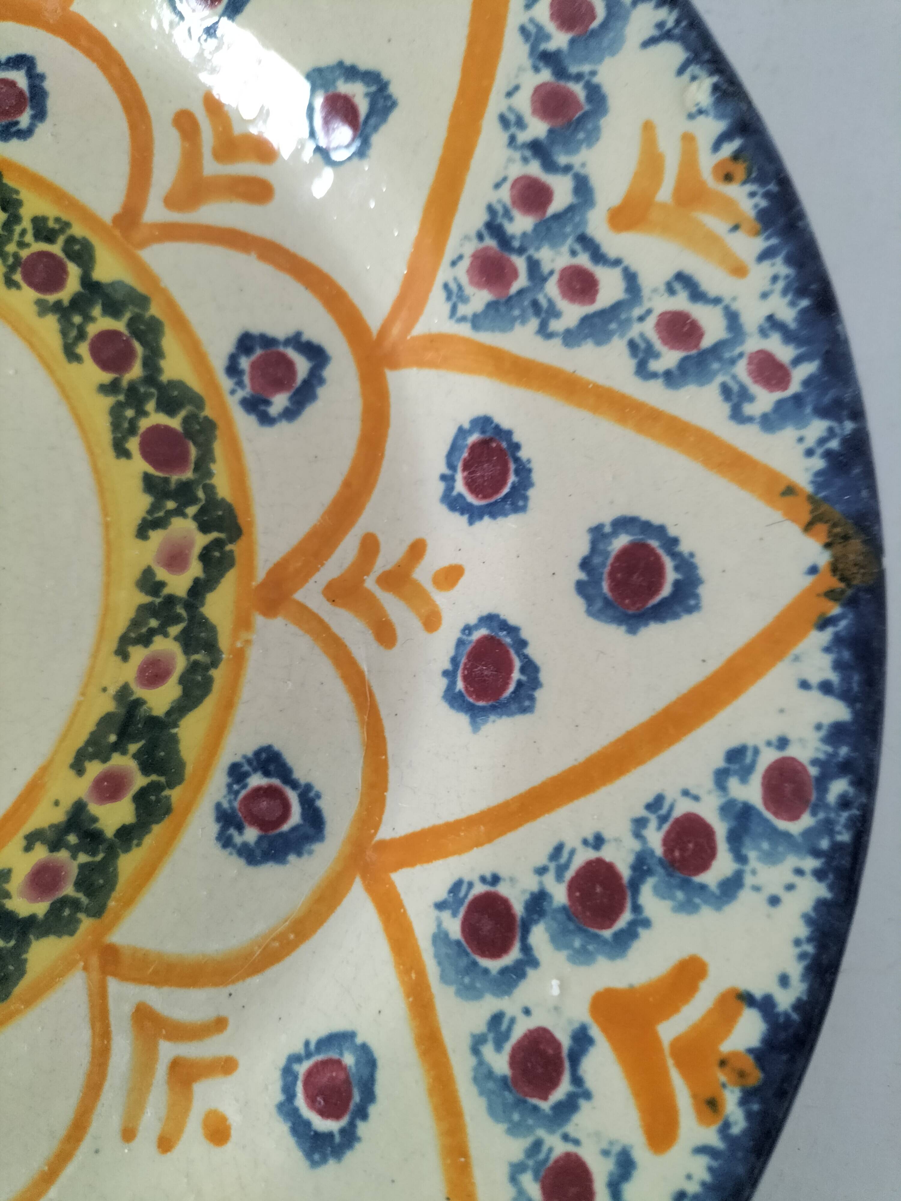 Duo of Henriot Quimper plates