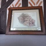 Tableau carte île de la Réunion
