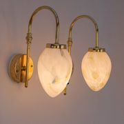 Vintage Scandinavian wall lights, 1980s, set of 2