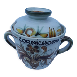 Earthenware pickle pot from Keraluc Quimper
