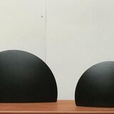 Postmodern Italian wall lamps model Piatto D9 by Sandro Colbertaldo and Paolo Rizzatto for Luceplan, set of 2.