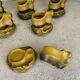 Six vintage Romanian coffee cups Faianta Sighisoara