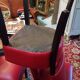 4 red chairs