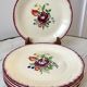 Set of 6 dessert plates Moulin des Loups Orchies 30s