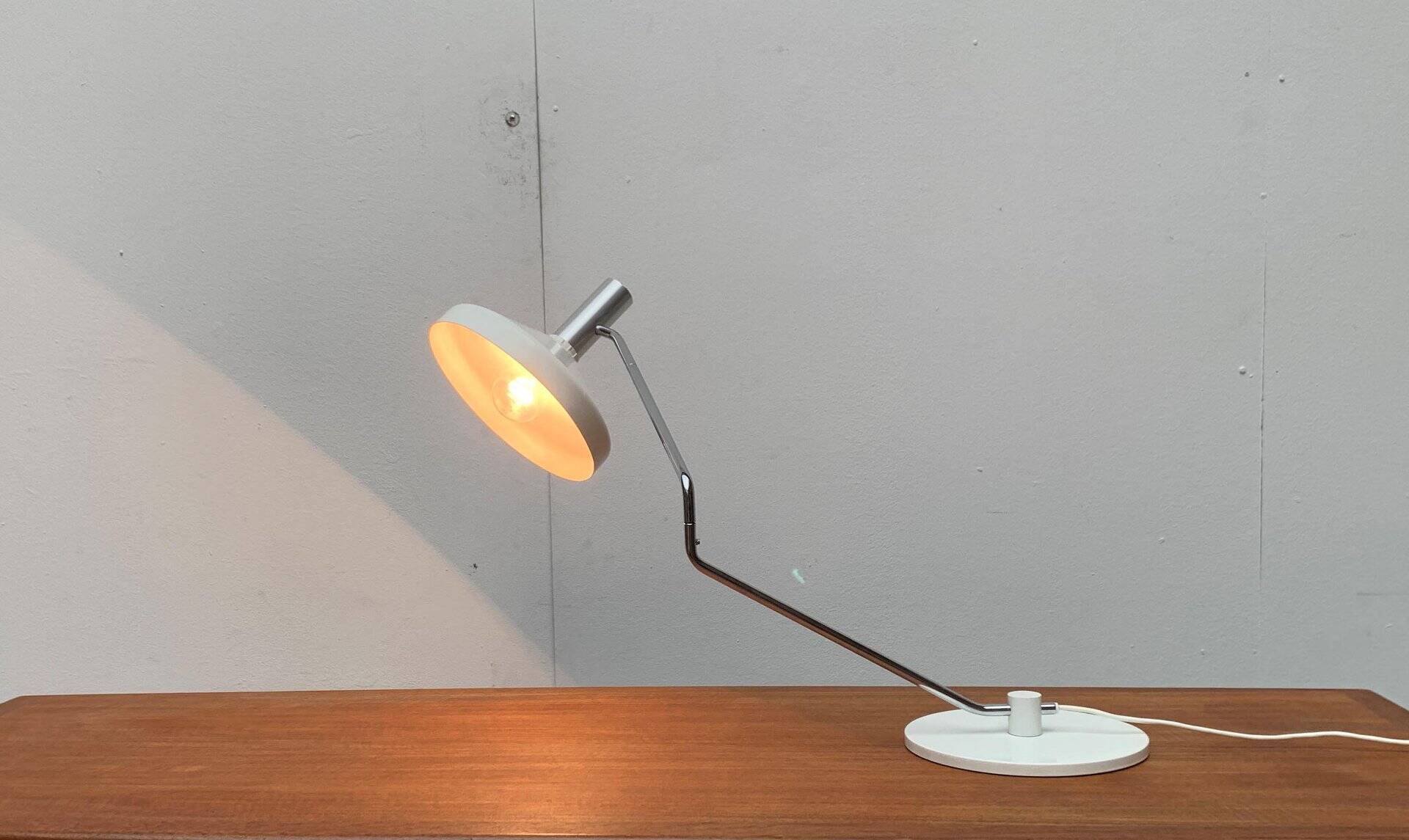 Mid-century Pentarkus table lamp from Switzerland by Rosemarie and Rico Baltensweiler for Baltensweiler.