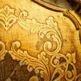 Vintage Venetian style tray 51 cm