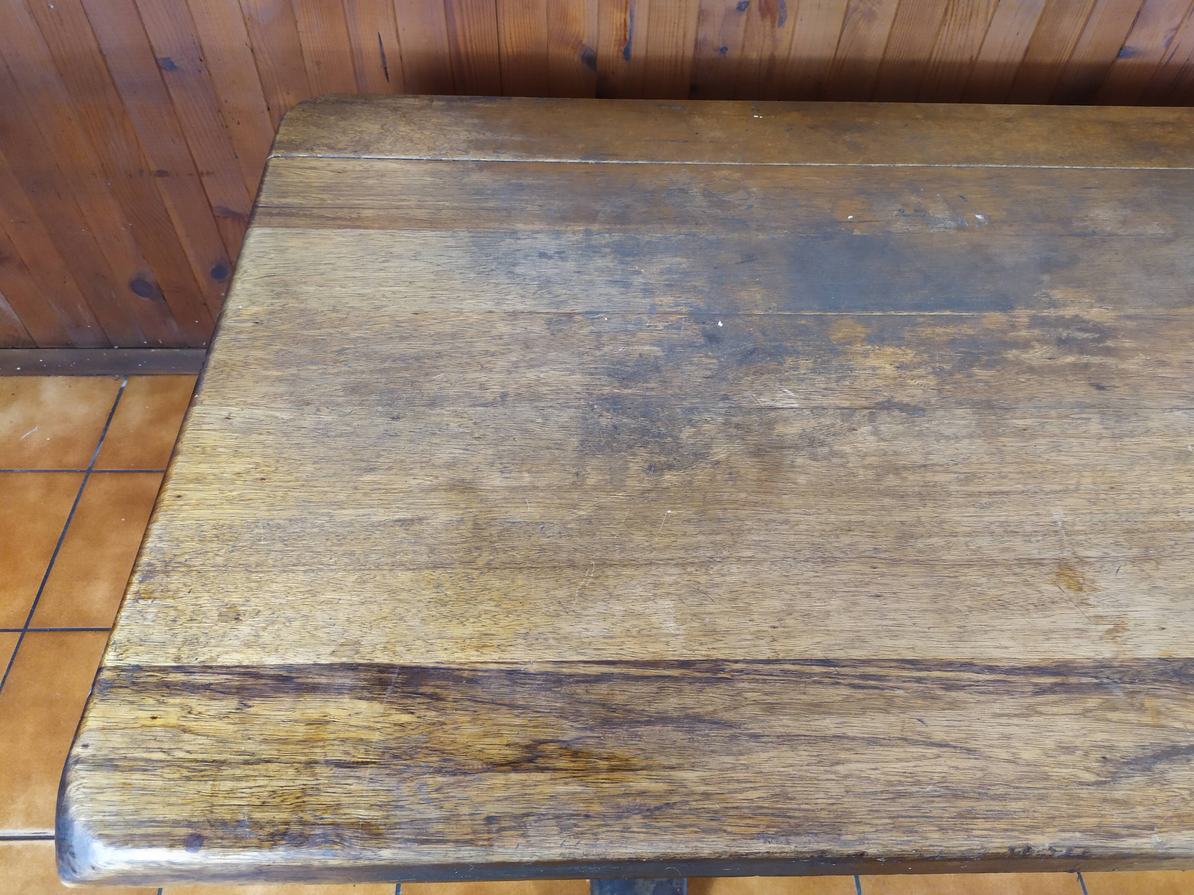 Dining table in solid wood for 10 - 12 people