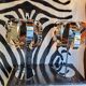 Pair of space age lamps model Eres
