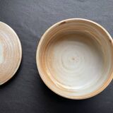 Pot with lid in stoneware vallauris