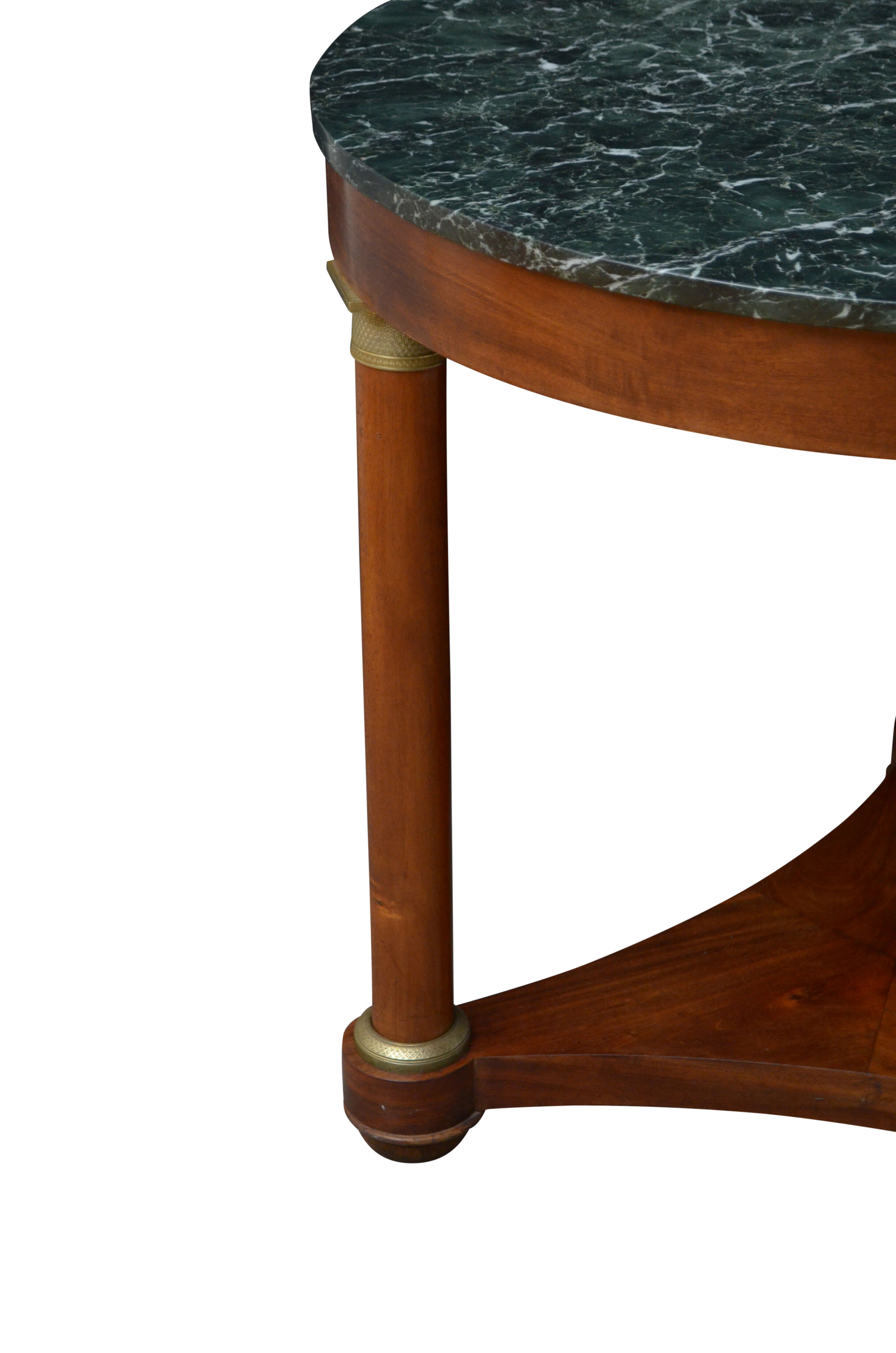 French mahogany gueridon table