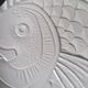 6 fish plates in Sarreguemines earthenware