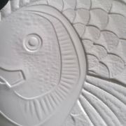 6 assiettes poisson en faïence de Sarreguemines