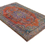 Turkish Anatolian Handmade Vintage Rug 274 cm x 180 cm