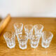 Baccarat crystal liqueur glasses shot glasses