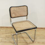 Cesca B32 black chair by Marcel Breuer