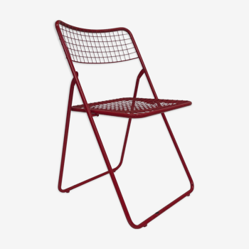 Vintage folding chair "Ted Net" by Niels Gammelgaard for Ikea 1976
