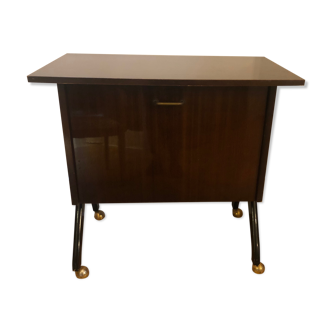 Vintage bar on wheels