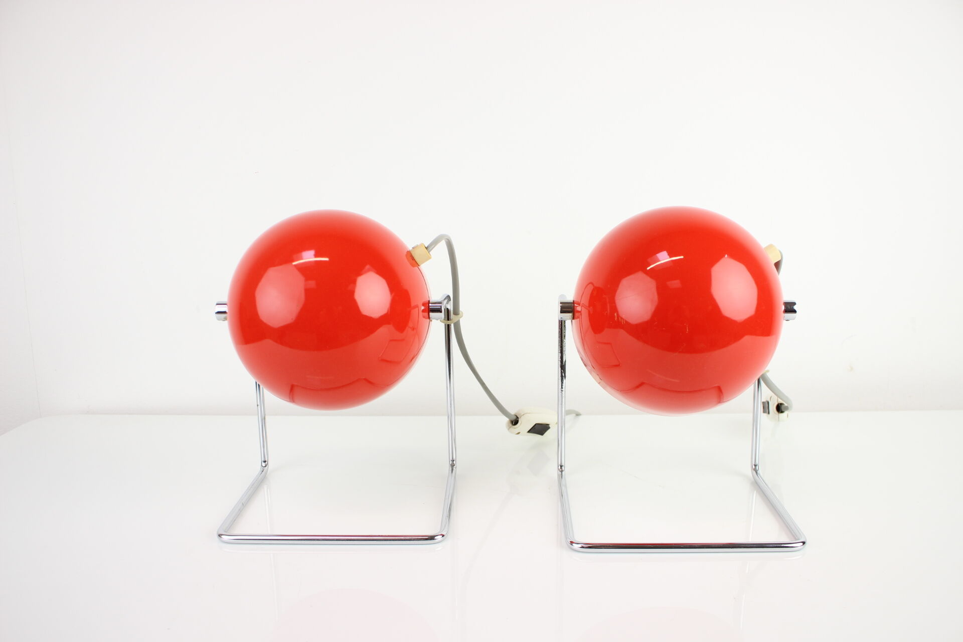 Mid-century table lamps designed by Josef Hurka for Napako, 1960's