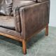 JK 922 Wagon Leather Sofa by Jørgen Kastholm, Denmark, 1960s