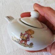 Lot dînette Vintage soupière et deux petites assiettes
