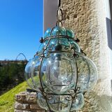 Venetian lantern in blown glass.