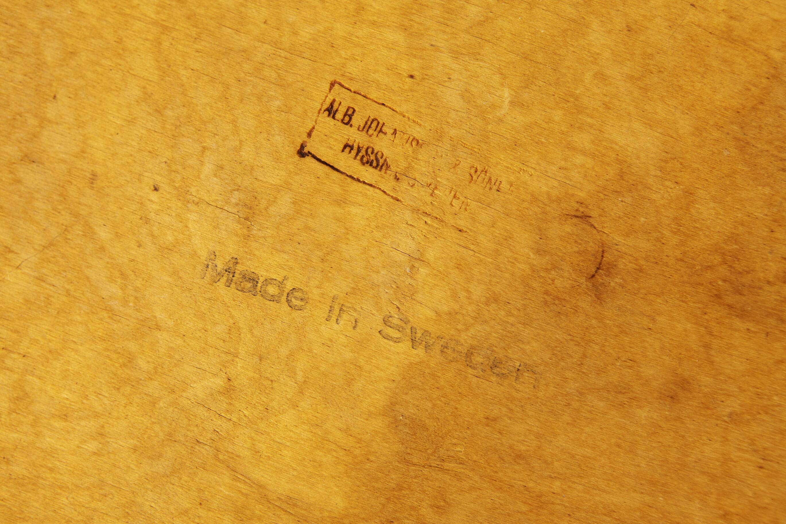 2 Vintage Dining Chairs 1960s, by Albert Johansson & Söner, Hyssna, Sweden