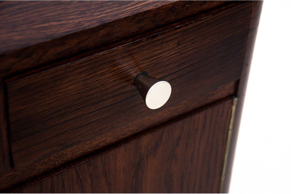 Pair of art deco bedside tables, Poland, 1950s, renovated