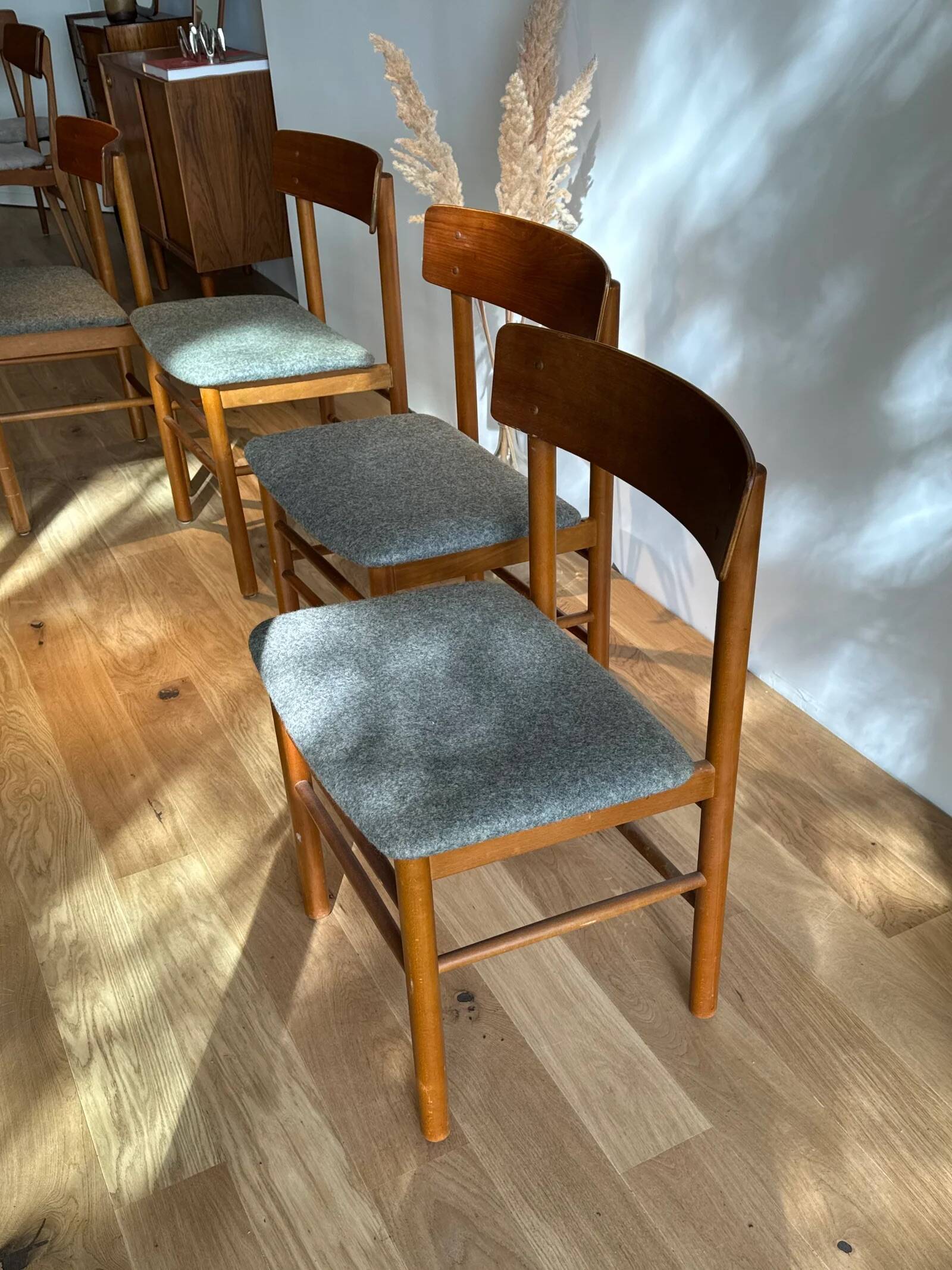 Vintage Scandinavian teak chairs